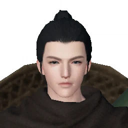หน้า NPC ชายสวมเสื้อผ้าหยาบ (葛衣男子) จากในเกม