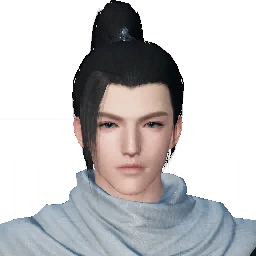 หน้า NPC ยอดกระบี่ชุดดำ (黑衣剑客) จากในเกม