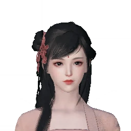 หน้า NPC แสงอัสดง (落霞) จากในเกม