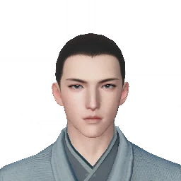 หน้า NPC ชิงเลี่ยว (清了) จากในเกม