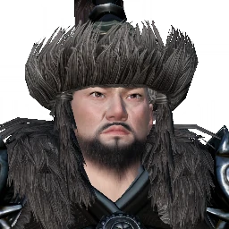หน้า NPC เย่หลี่ว์จงหยุน (耶律宗云) จากในเกม