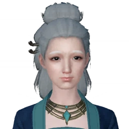 หน้า NPC จู๋ฮ่วนซา (竺浣纱) จากในเกม